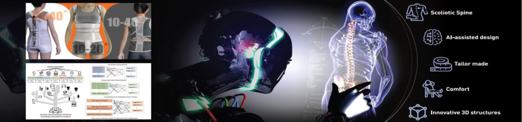 AI-Assisted Design of Functional Clothing for Scoliosis Treatment